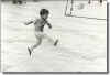 Bub beim Fussballschuss / Boy shooting a Football